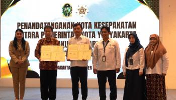 PENANDATANGANAN NOTA KESEPAKATAN PEMKOT YOGYAKARTA DAN FAKULTAS FARMASI UGM